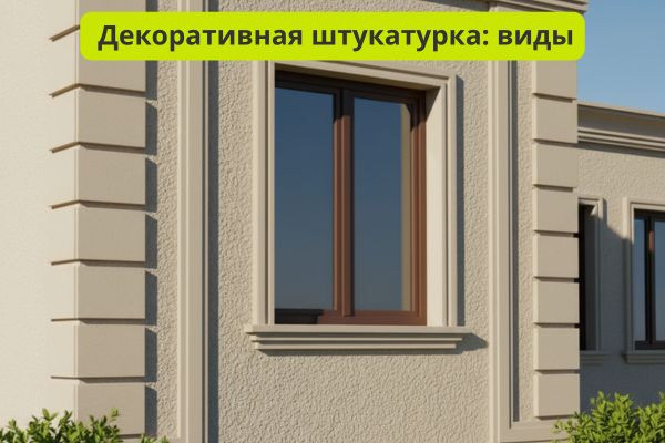 виды декоративной штукатурки фото